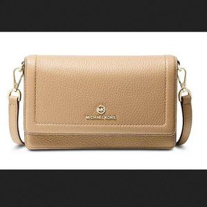 Michael Kors Jet Set Charm Small Phone Crossbody Multi One Size (Camel)